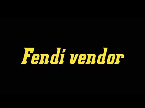 fendi vendor portal